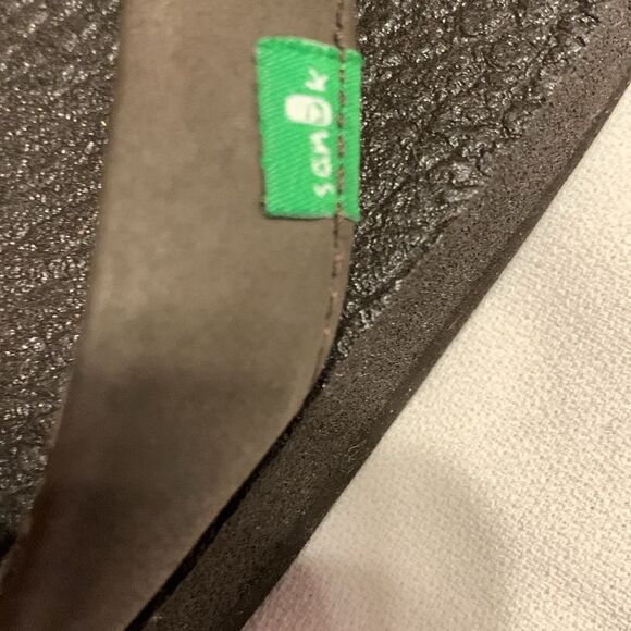 Sanuk Size 10 flip-flop sandals memory foam soles - Picture 3 of 9